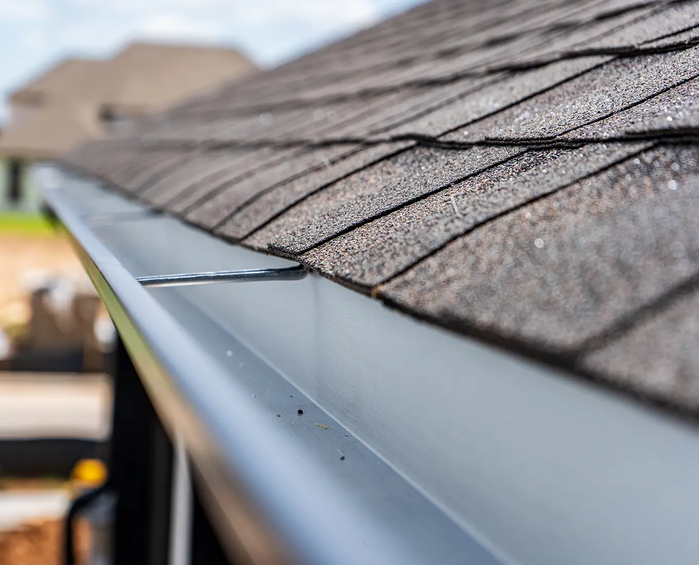 Gutter Installation on Home in st louis mo