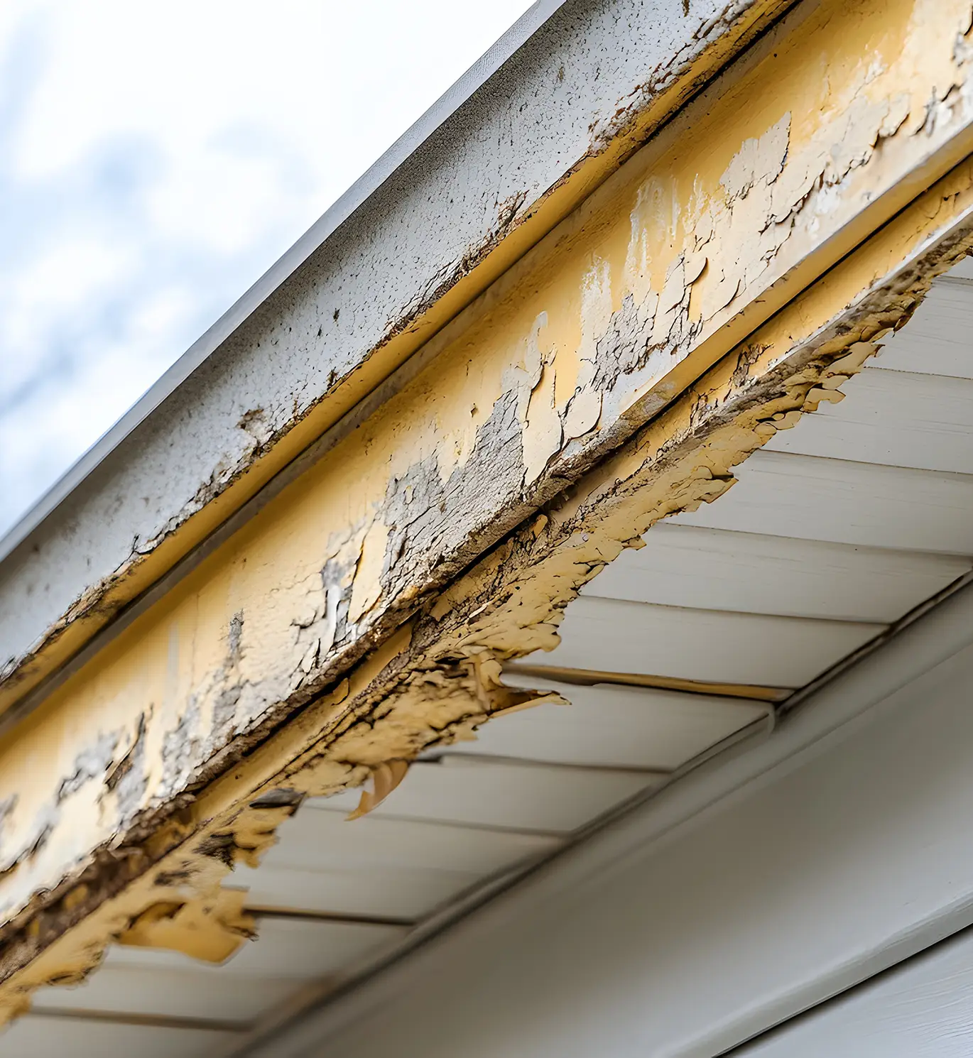 damages soffit on house in st louis mo