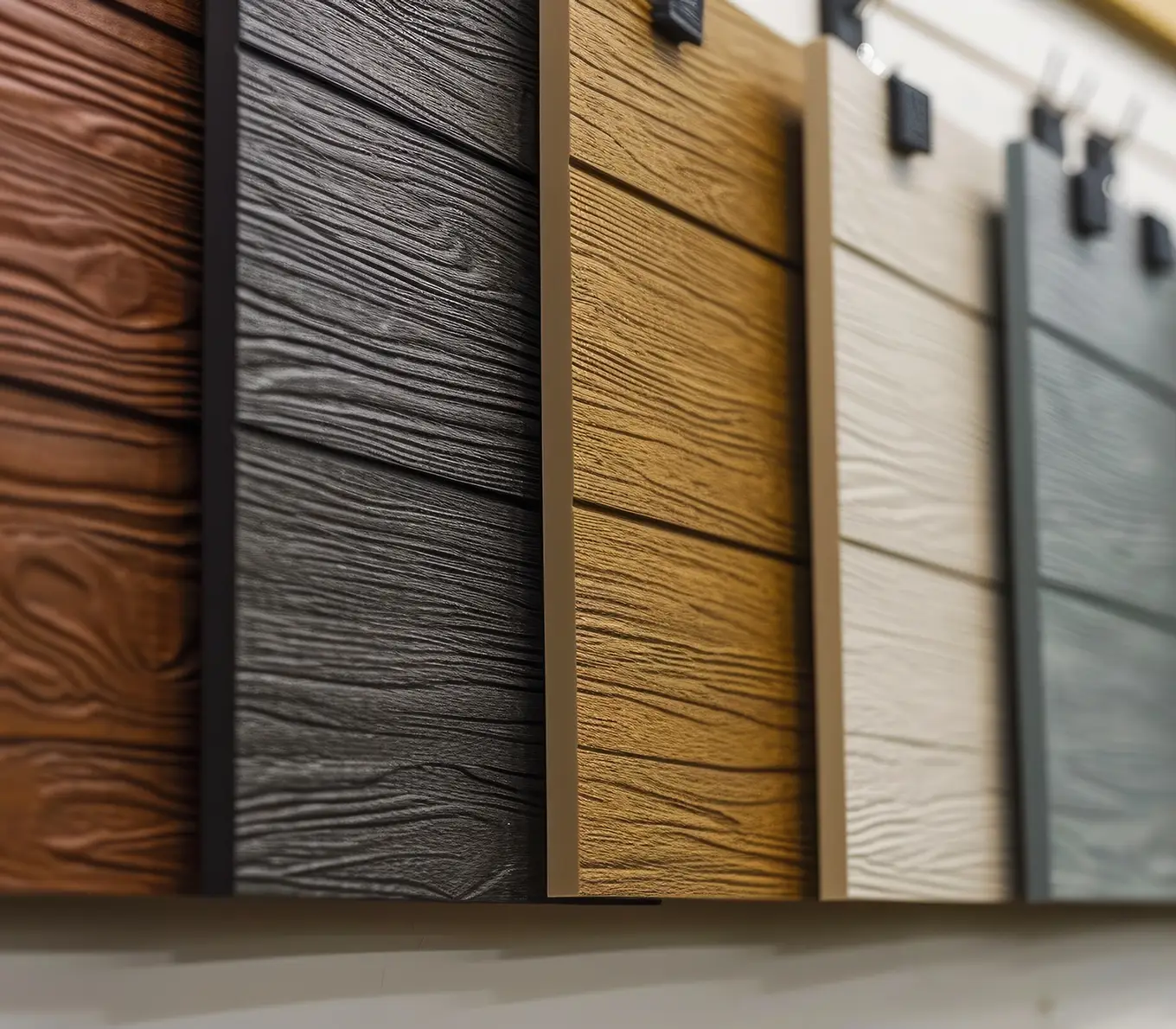 Durable vinyl siding panels with a subtle wood grain look in st louis mo