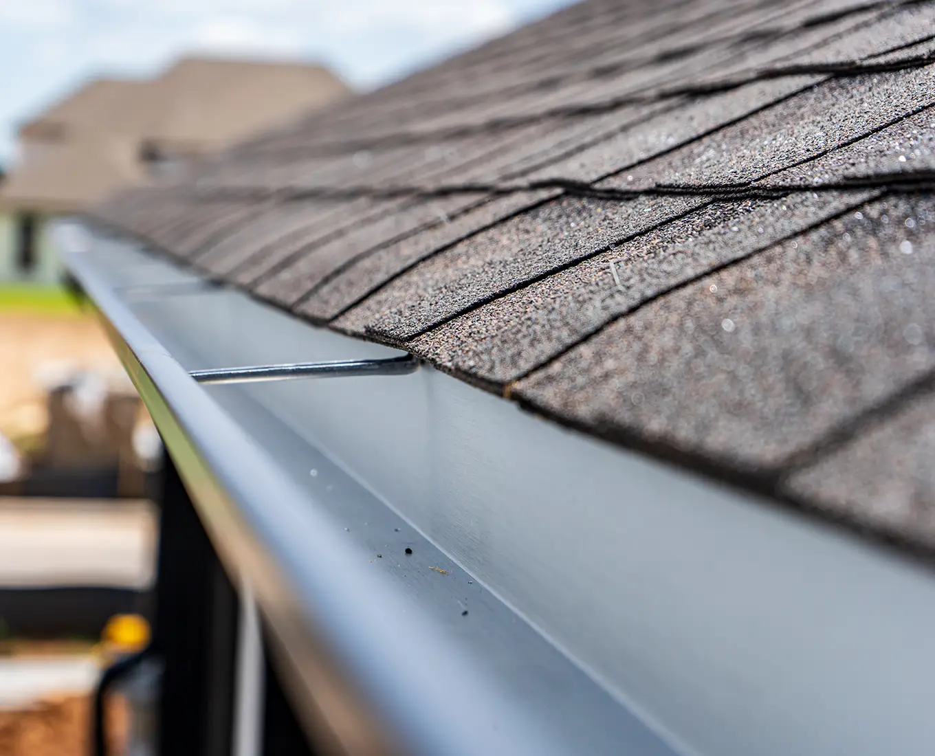 Gutter Installation on Home in st louis mo