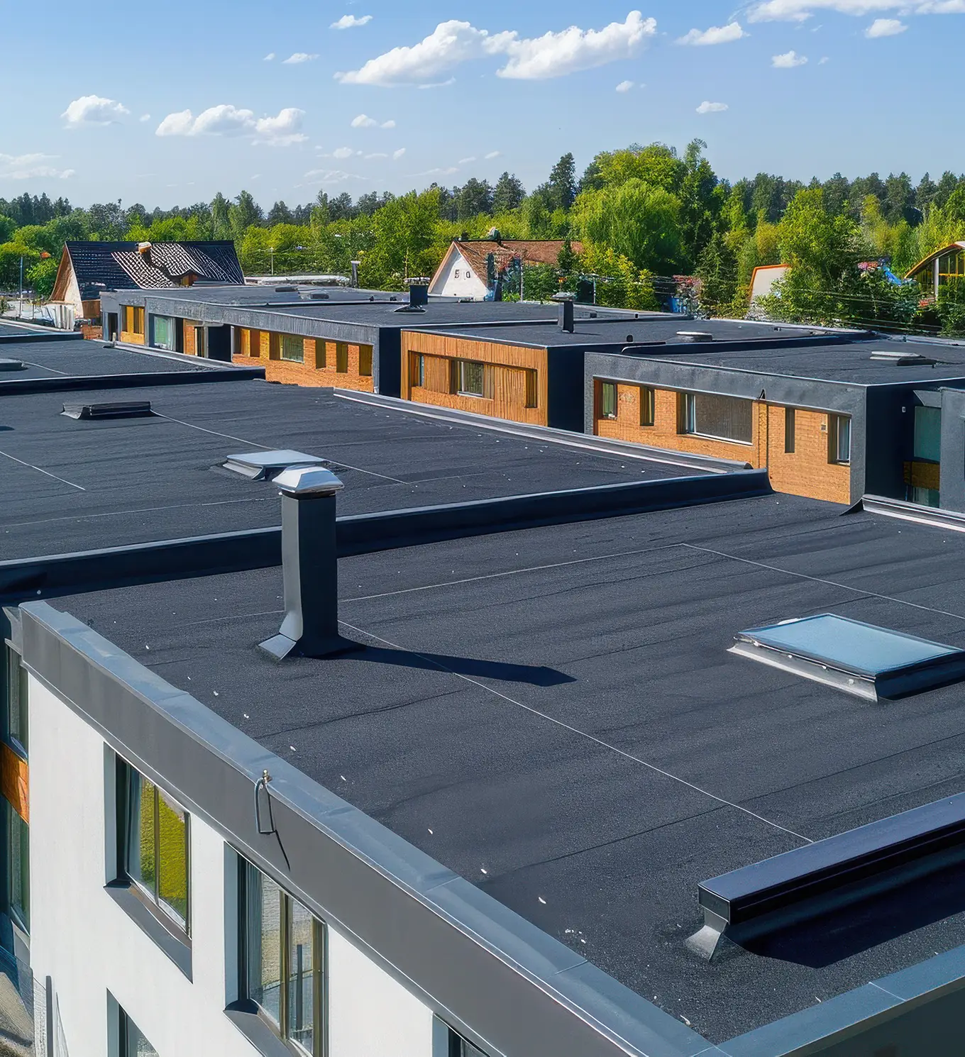 houses with flat roofs in st louis mo