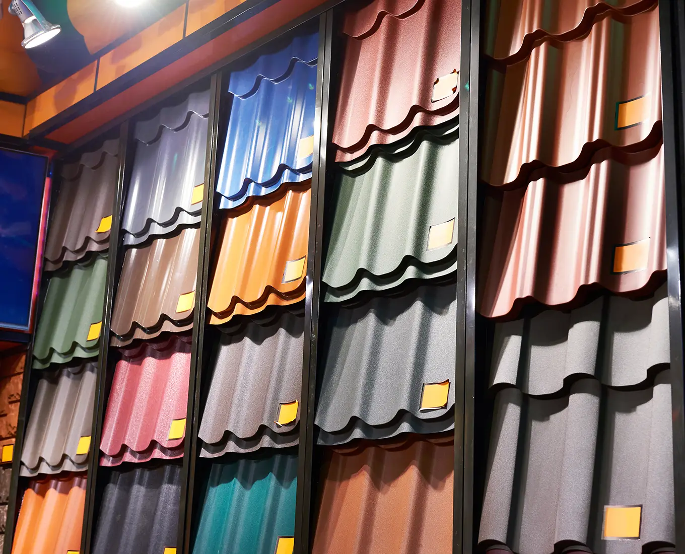 Samples of metal tiles roof in st louis mo